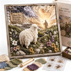 🧵3D Christian Fabric Poke Art Kit🧵（B）