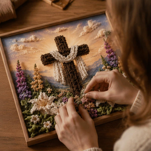 ✨3D Christian Fabric Poke Art Kit✨（C）