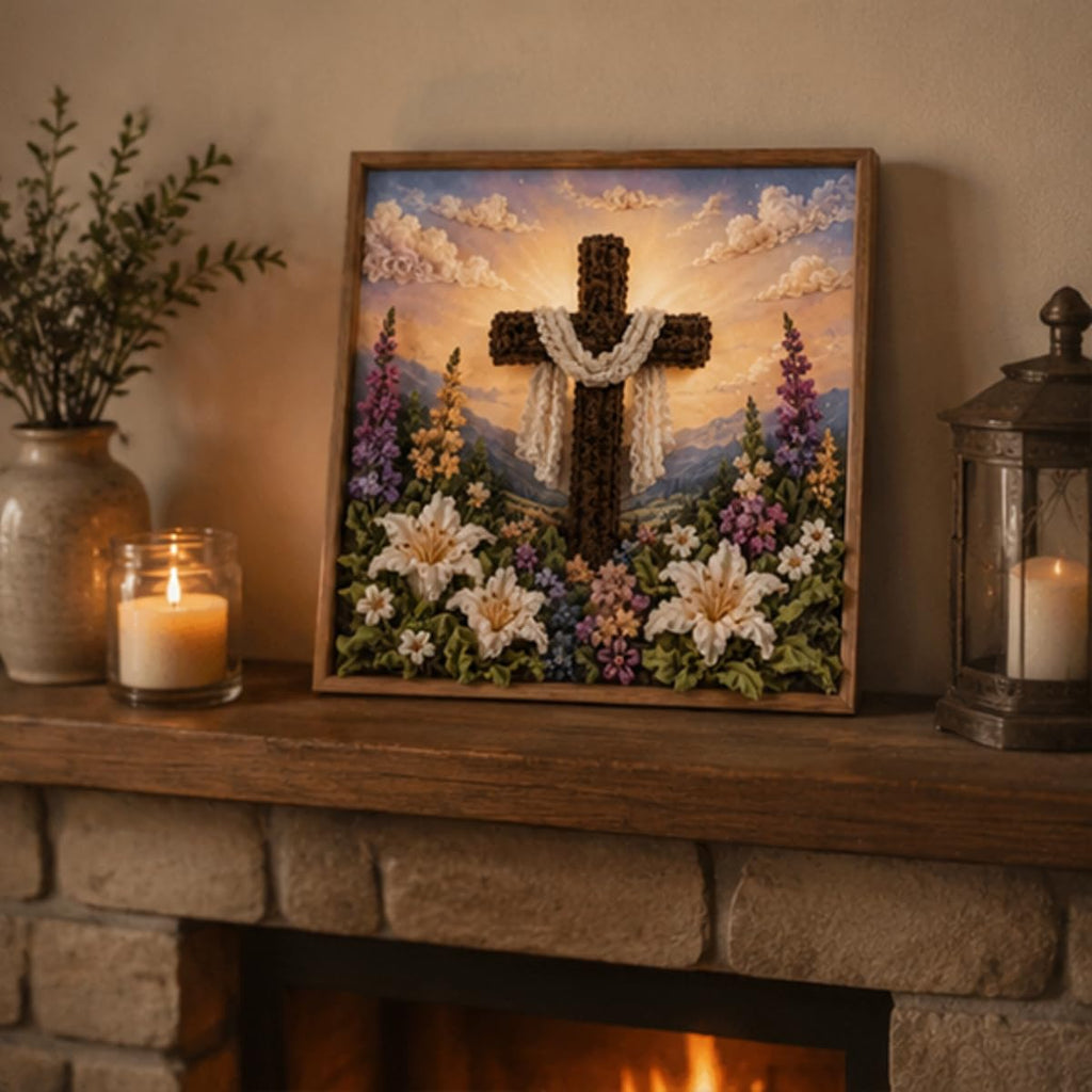 ✝️3D Christian Fabric Poke Art Kit✝️